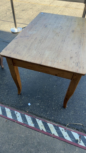Antique, English Pine Desk  47 x 30 x 30
