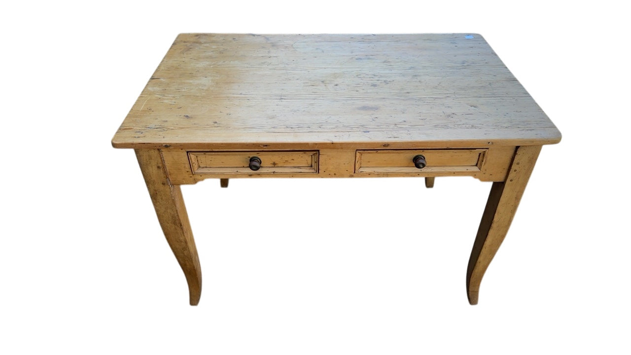 Antique, English Pine Desk  47 x 30 x 30