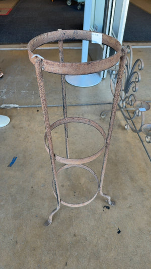 Wrought Iron Plant Stand  28“ x 16“