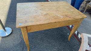 Antique, English Pine Desk  47 x 30 x 30