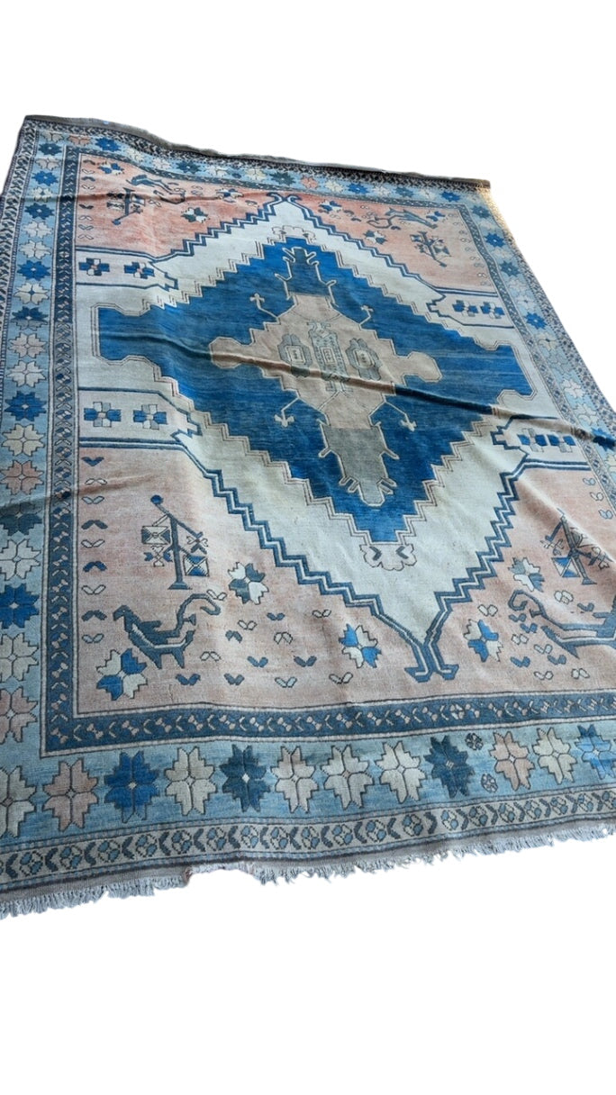 Turkish/Anatolian Hand-Knotted Wool Rug 142“ x 92“