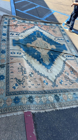 Turkish/Anatolian Hand-Knotted Wool Rug 142“ x 92“