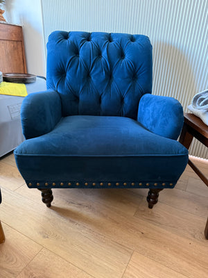Blue Suede/velvet?
