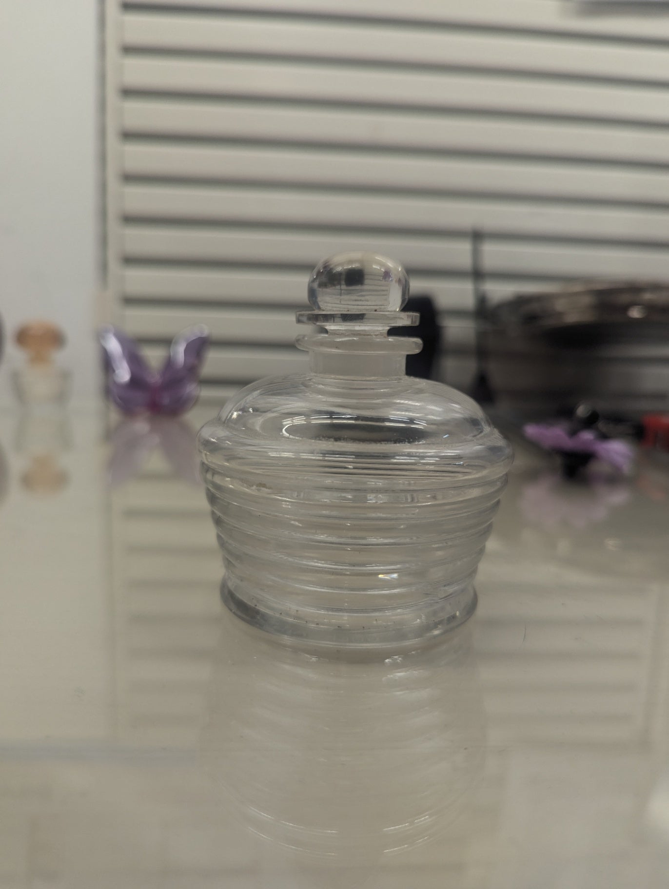 Baccarat Crystal Perfume Bottle "Vega" Signed Guerlain, #65