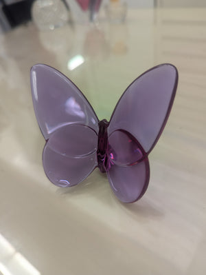 Baccarat Lucky Crystal Butterfly Color: Peony