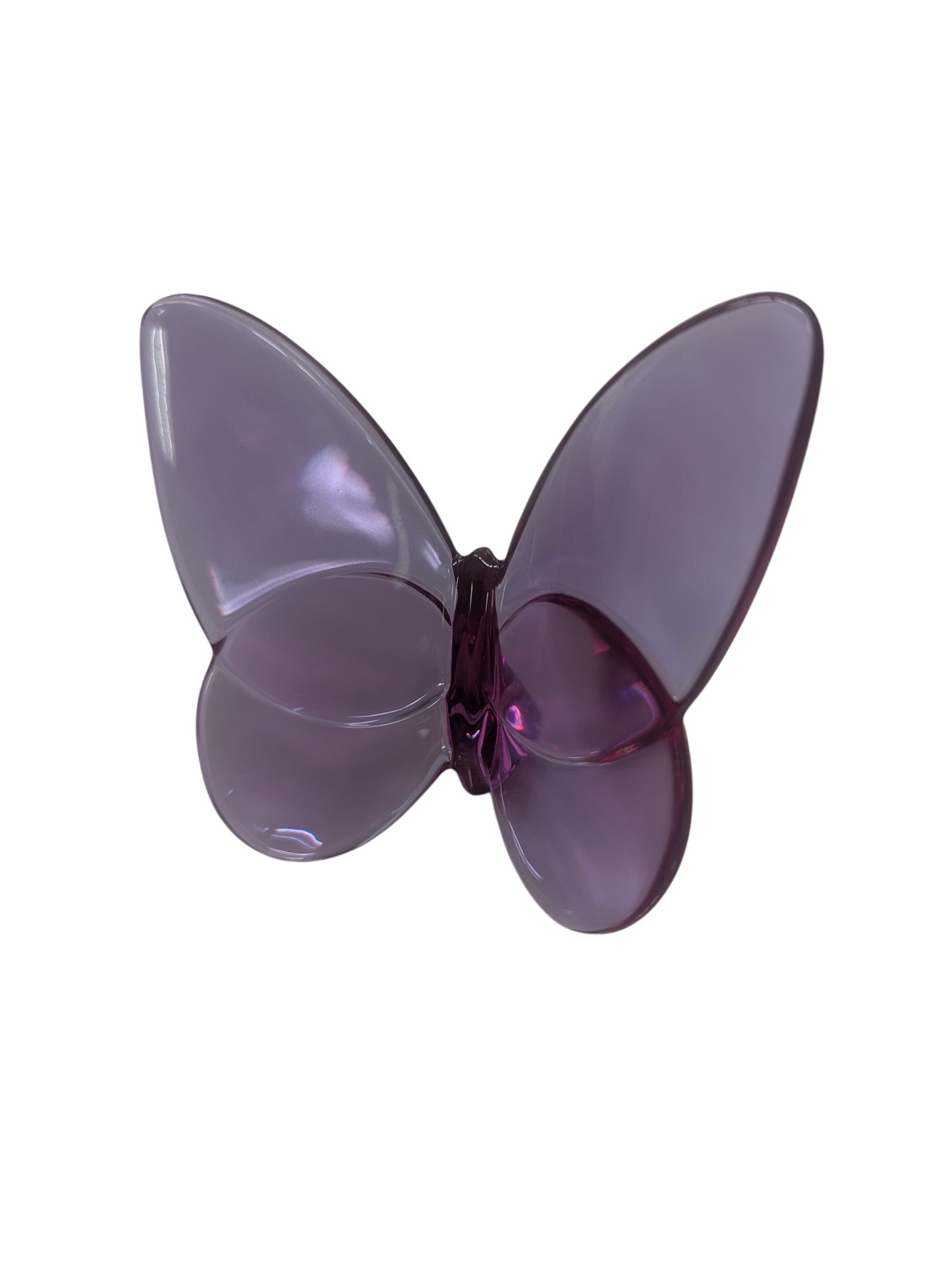 Baccarat Lucky Crystal Butterfly Color: Peony