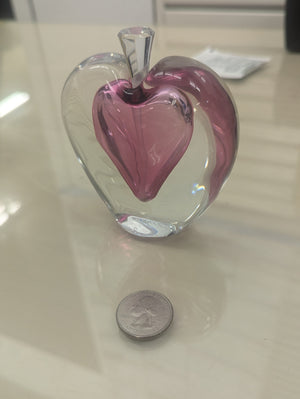 Zellique Studios Hand Blown Glass Perfume Bottle Signed by Joseph Morel 1986