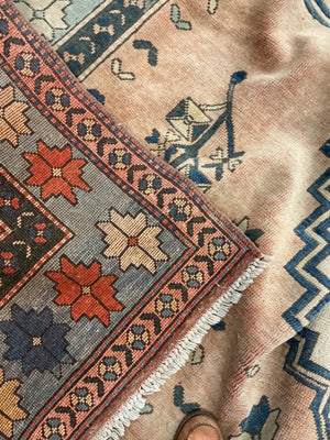 Turkish/Anatolian Hand-Knotted Wool Rug 142“ x 92“