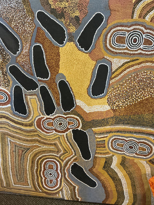  Original Aboriginal Canvas Painting  54 x 54