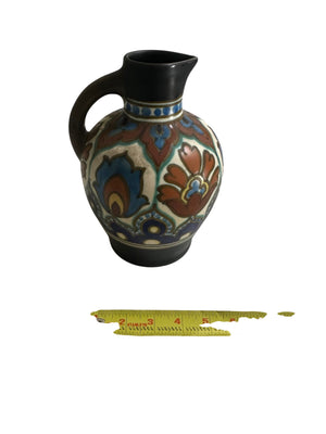 Gouda Ceramic Vase, 5 in Diameter x 9 in High