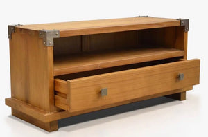 Kobe Solid Teak Balinese Style Nightstand  35x16x15