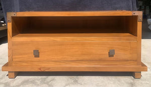 Kobe Solid Teak Balinese Style Nightstand  35x16x15