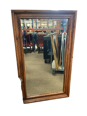 Reclaimed Teak Wood Rustic Frame Mirror – 36" x 60"