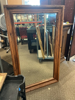 Reclaimed Teak Wood Rustic Frame Mirror – 36" x 60"