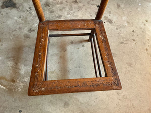 Antique Renaissance/Baroque Revival oak Side Chair,