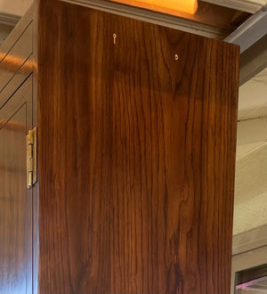 Henredon Tall Mid Century Armoire Cabinet 26x18x81