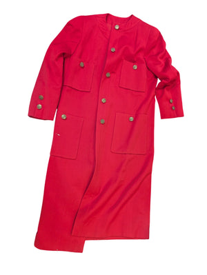 JAYWEIN New York Long Red Coat MEDIUM