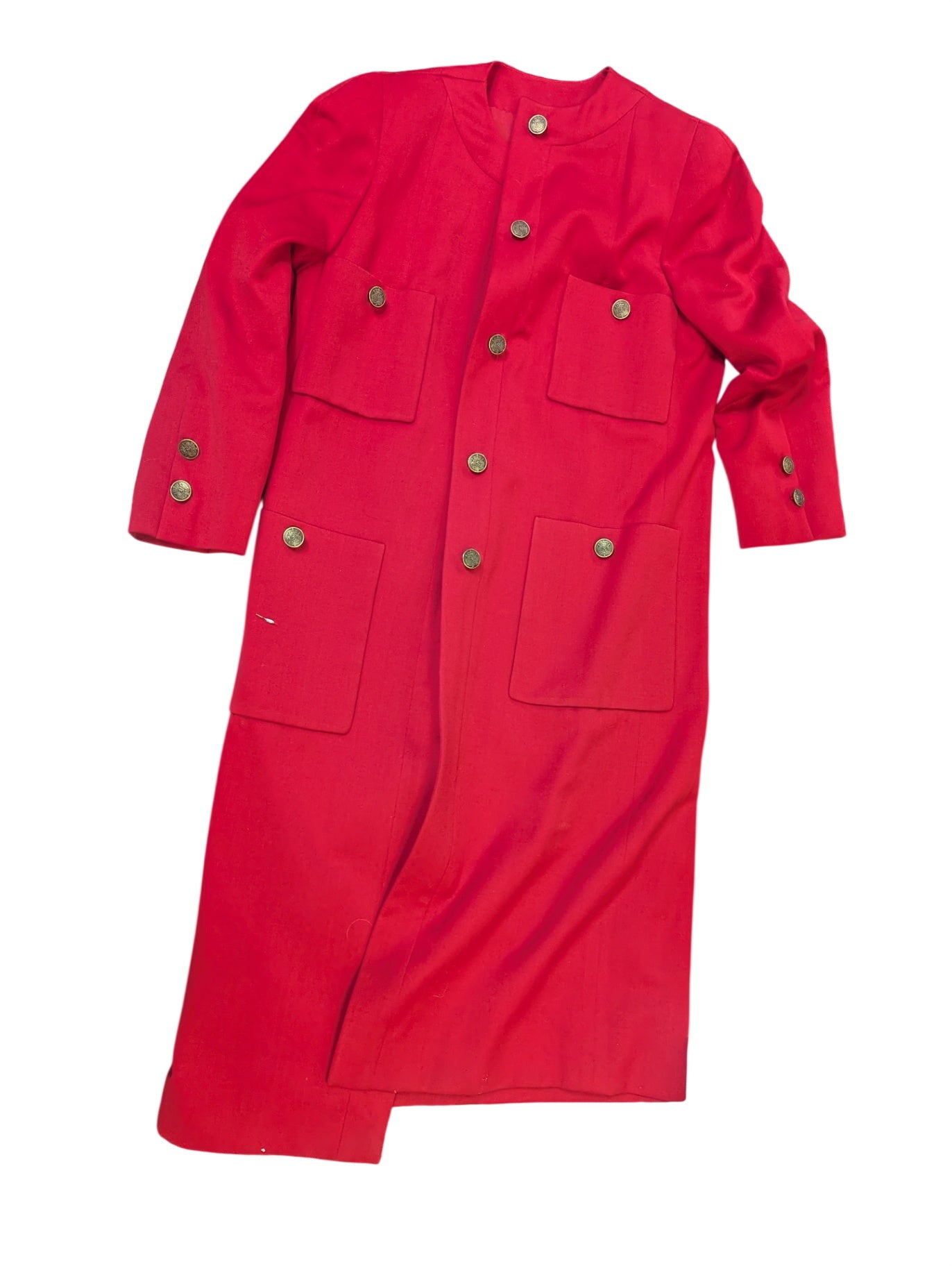JAYWEIN New York Long Red Coat MEDIUM