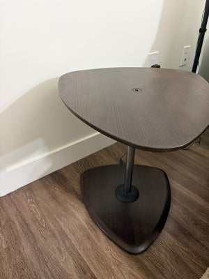 Michael Kate side table for stressless chair Dark Brown Solid Wood