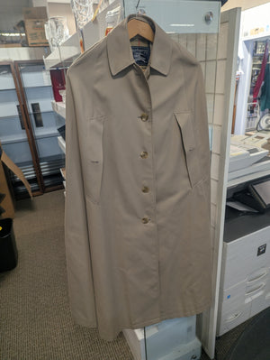 BURBERRYs Vintage Trench Coat Cape Small **Discounted, small stain**