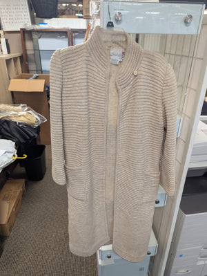 Charlotte Long Cardigan Shetland Wool Small