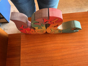 Worm or snake decorative puzzle