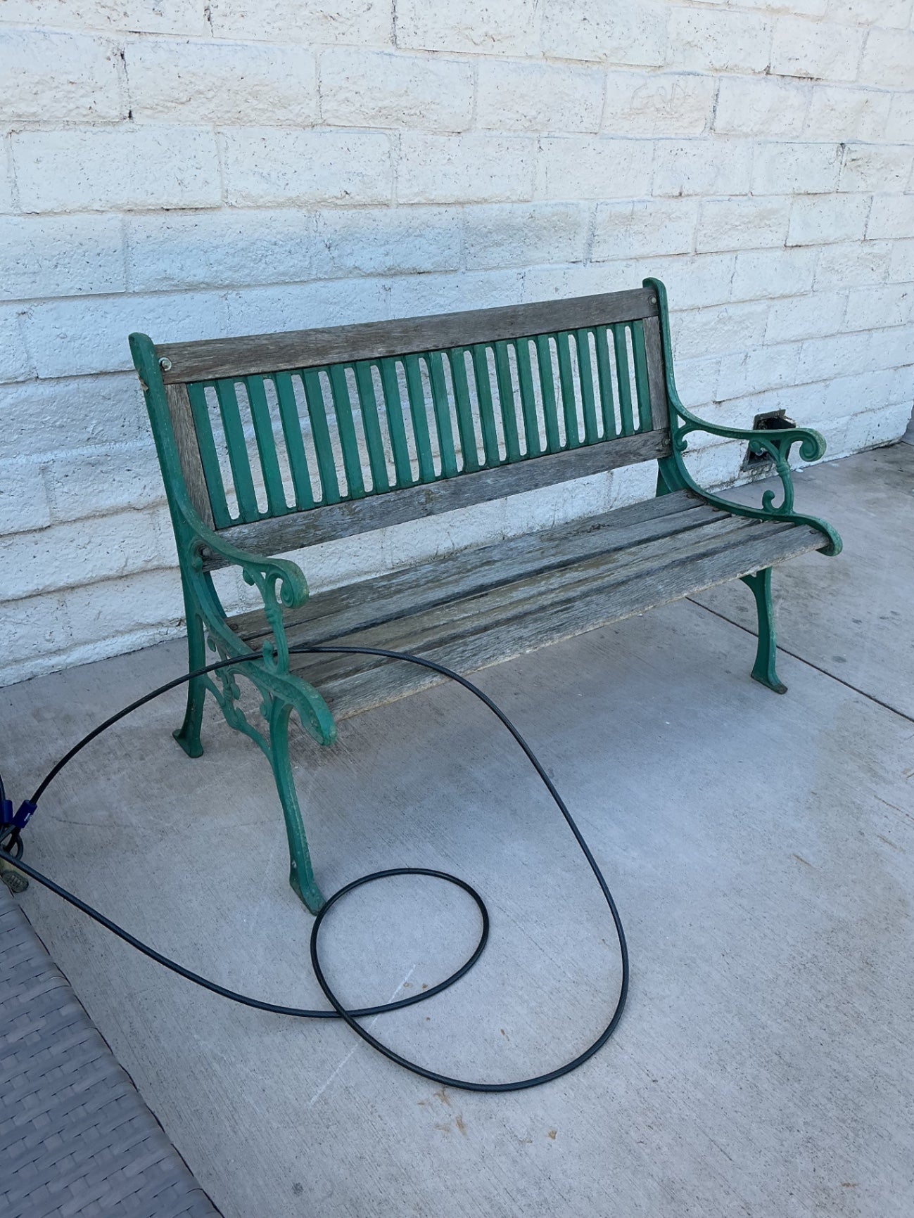 Liberty Cast Iron &  Wood Garden Bench 50” W