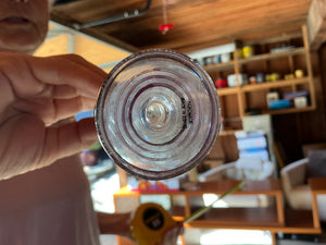 Glass perfume bottle 