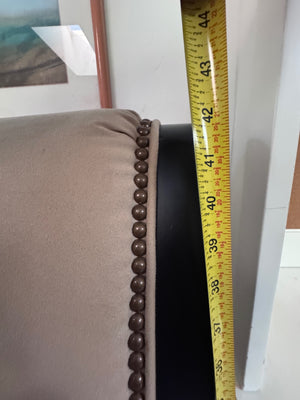 Cream upholstery Ultrasuede