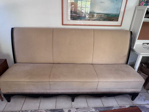 Cream upholstery Ultrasuede