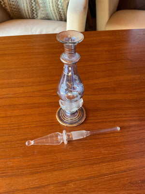 Glass perfume bottle 
