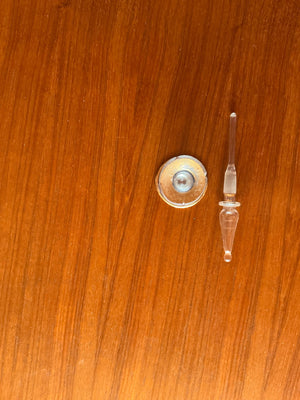 Glass perfume bottle 