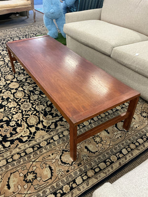 Danish Modern Coffee Table 23x63x17