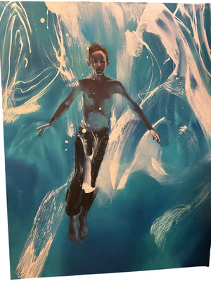Rebecca Campbell "Hover" 2002 Oil on Canvas 108x84