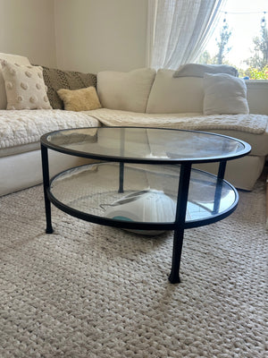 pottery barn coffee table