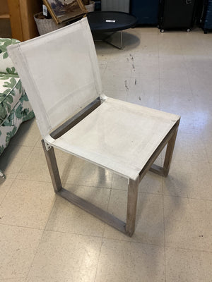 Restoration Hardware Set Of 6  Aegean Aluminum & Mesh Chairs + Table 80x39
