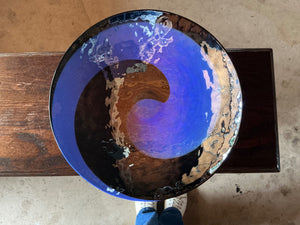 Large 18" Round  Decorative Ceramic Shallow  Bowl