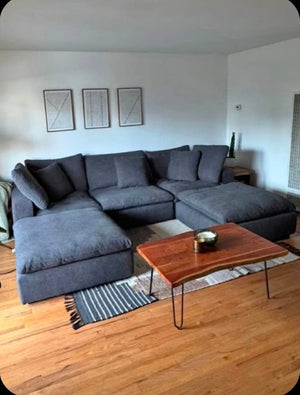 Malibu Cloud U shaped sectional 