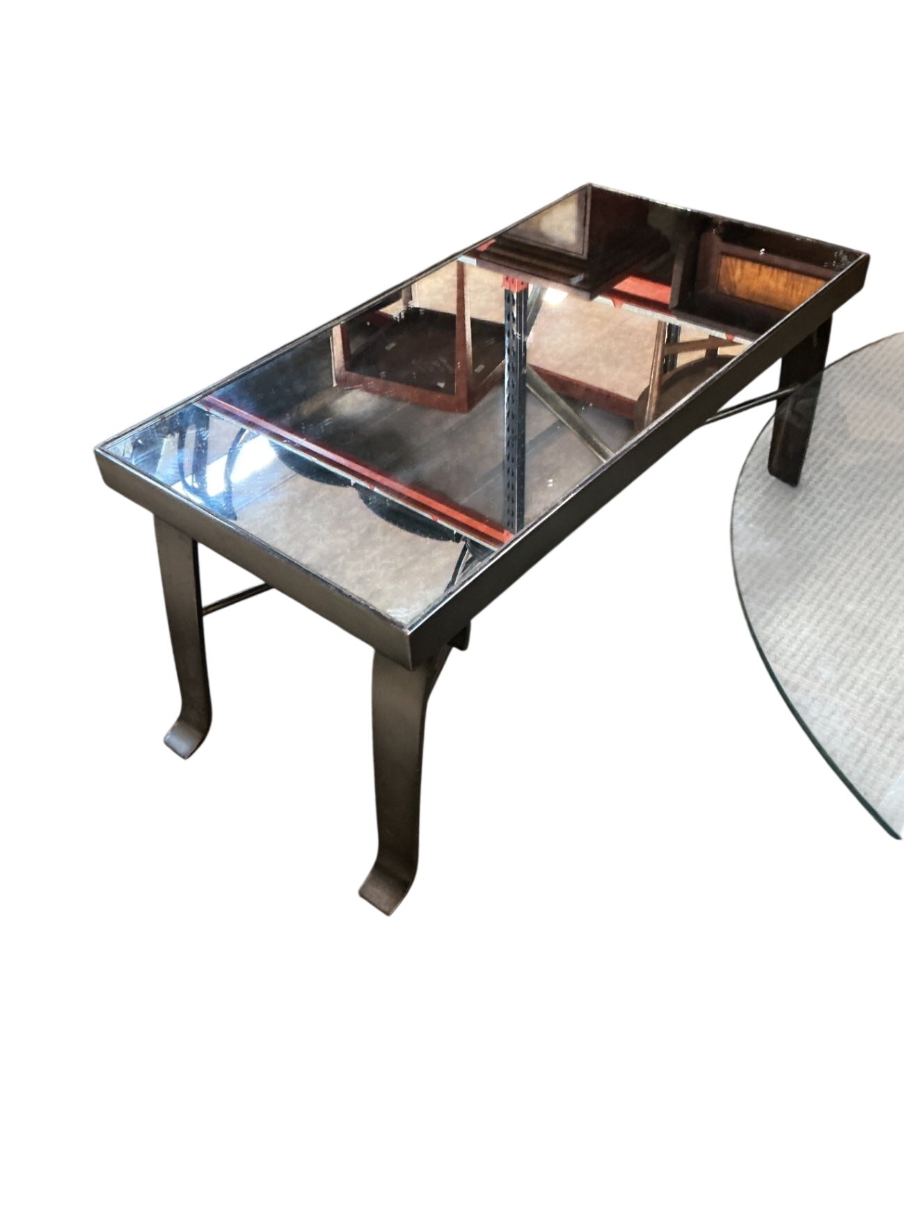 Mirror Top Coffee Table 18x36x17