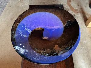 Large 18" Round  Decorative Ceramic Shallow  Bowl