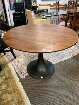 Mid-Century Modern-Style Round Pedestal Dining Table  32 x 47 x 47