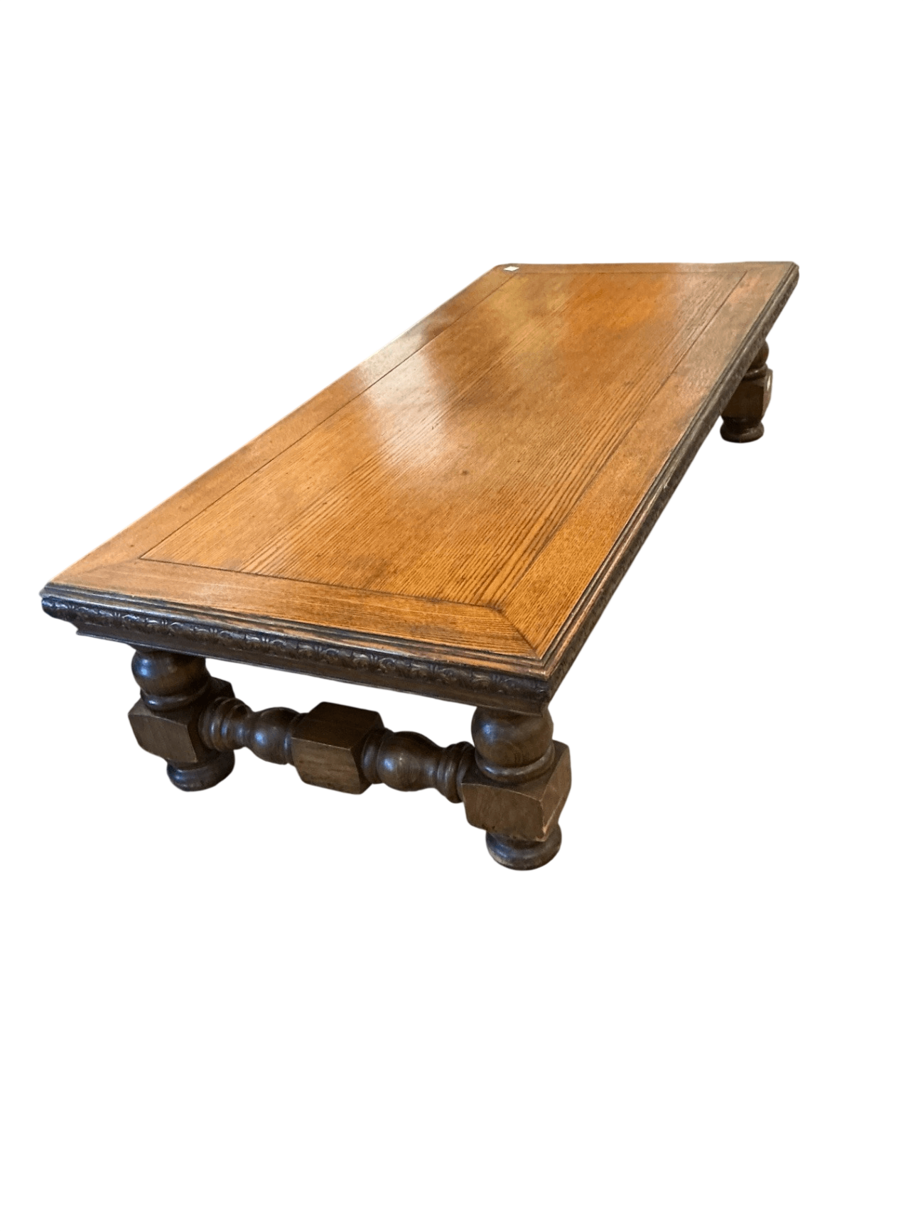 Vintage  Solid Oak Coffee Table 65x30x16