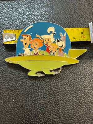 Vintage Jetsons Enamel Belt Buckle Hanna Barbera H-B GTO Design Center