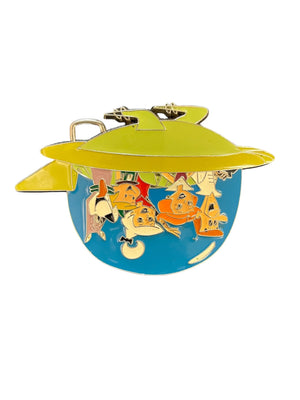 Vintage Jetsons Enamel Belt Buckle Hanna Barbera H-B GTO Design Center