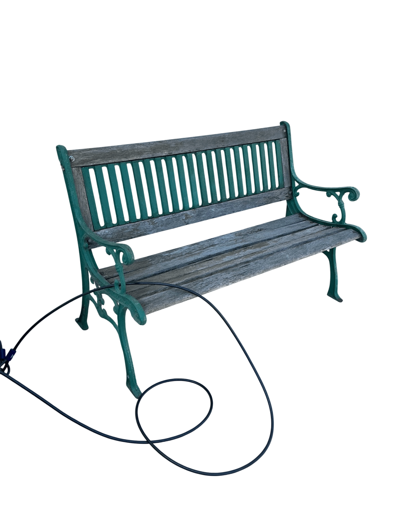 Liberty Cast Iron &  Wood Garden Bench 50” W