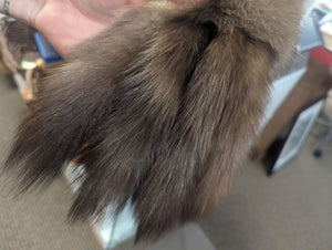 Vintage Fur Couture Beverly Hills Mink Scarf w/ Tails