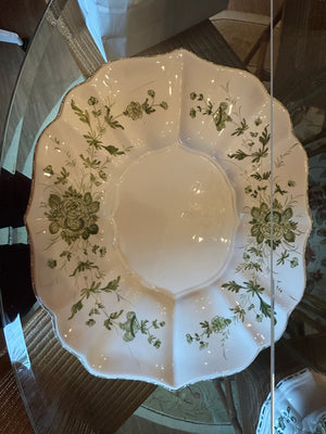 Made in Italy Green and white tureen