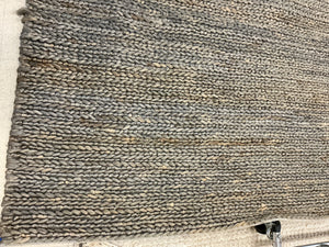 Natural Jute Chunky Textured Weave Area Rug, Approx. 9'3" x 11'9"