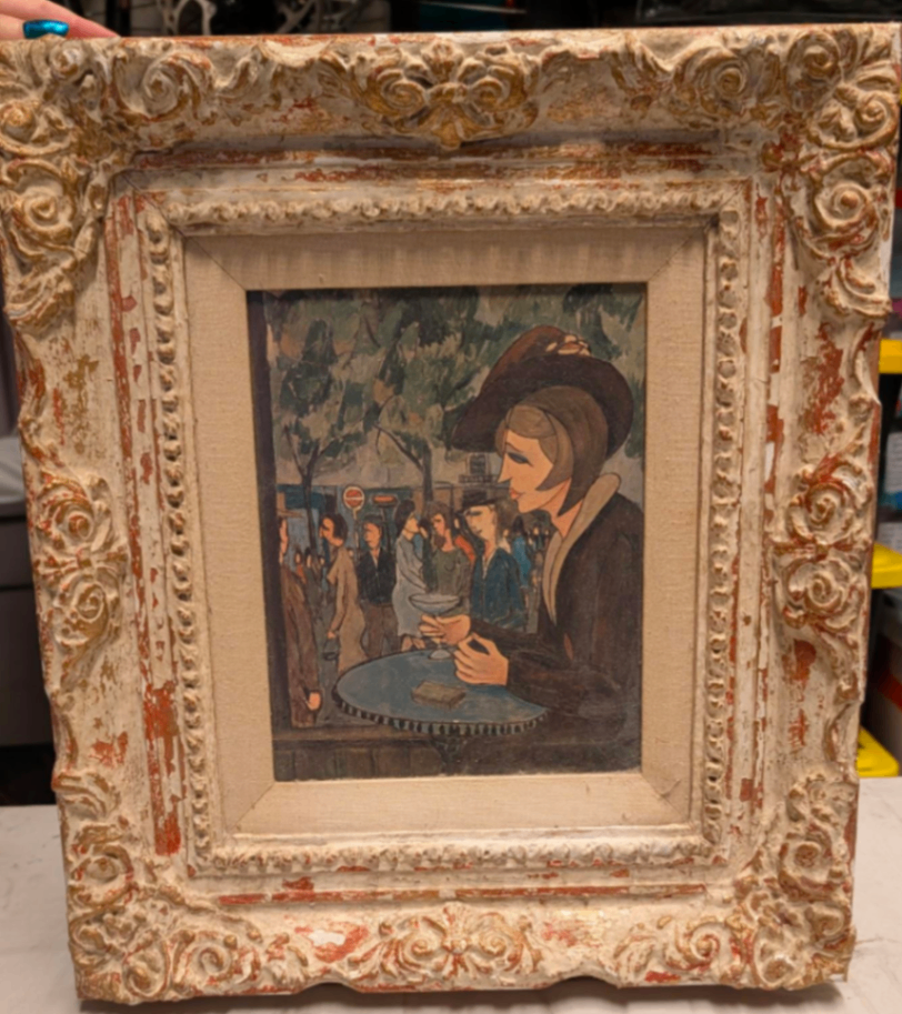 Woman with martini
