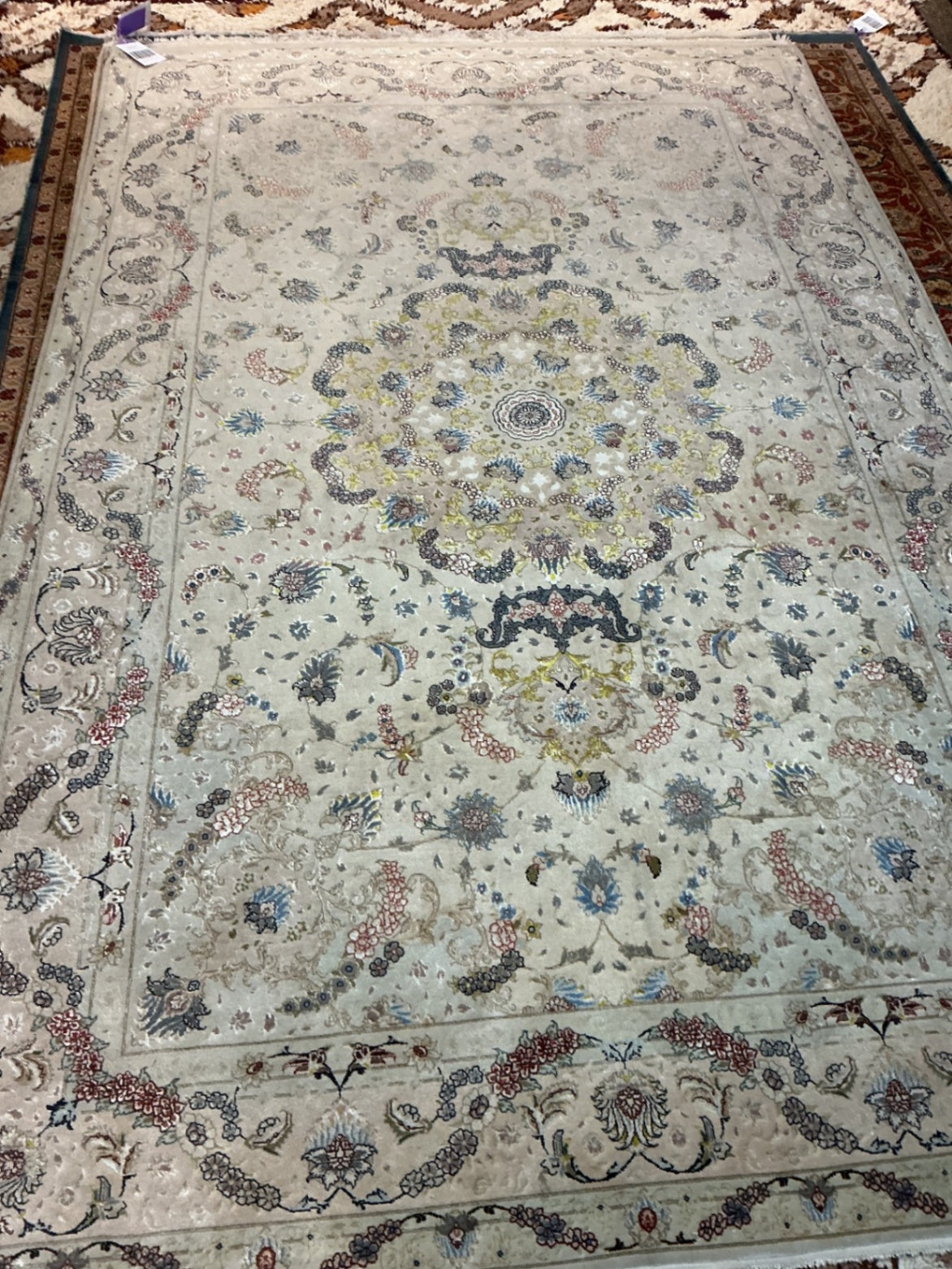 Persian Tabriz Silk & Wool  Rug 6x10